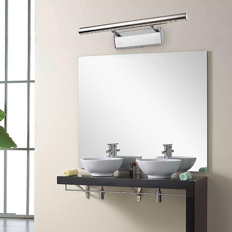 led bathroom mirror light wall mounted lamp with switch front lampara de pared up down lamps stainless steel bathroom lights