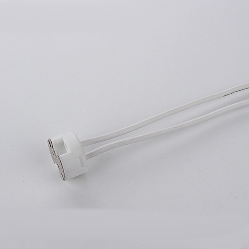 led lamp socket holder base halogen with wire miniature bi-pin base mr11 base socket gx5.3 mr16,100x