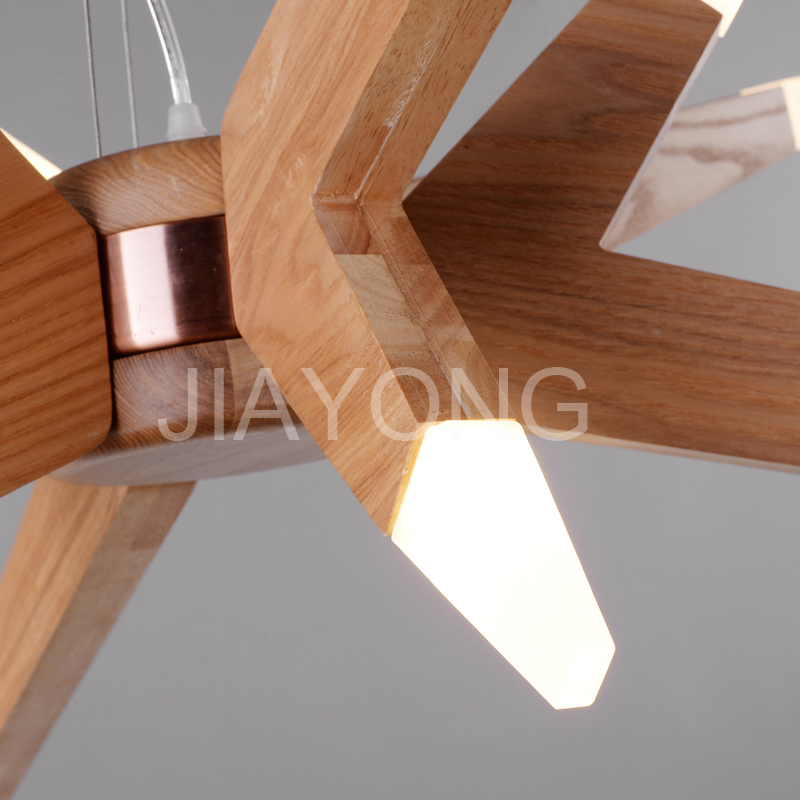 modern creative personality living room wood pendant light led pendant lamp for home ac 220v 5 year's warranty