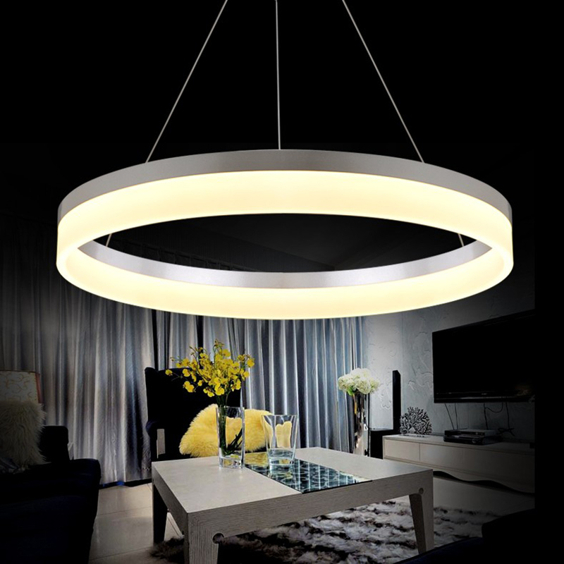 modern pendant light 3 rings circle suspension hanging lamp for restaurants dining room lights led lustre de sala lighting
