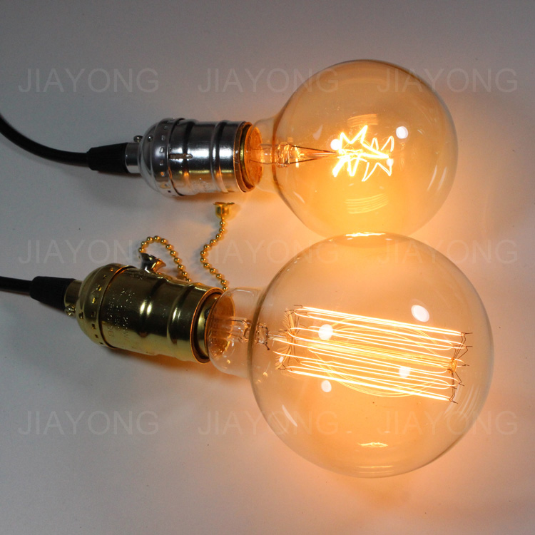 new e27 incandescent vintage light g80 star retro led edison light bulb ac 110/220v whole