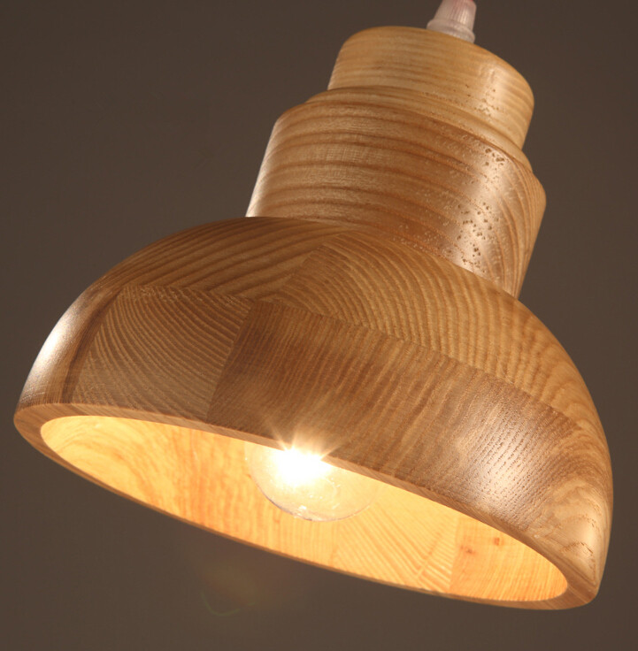 nordic vintage creative solid wood pendant lamp restaurant cafe bar counter decorative pendant light