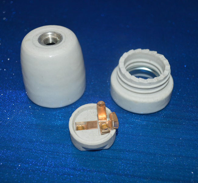 pendant porcelain lampholder e27 edison light bulb holder vintage lamp socket ceramic lamp holder