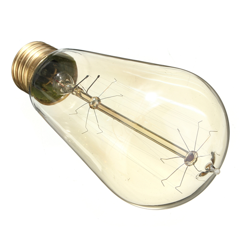 st64 60w waterdrop edison bulbs e27 incandescent vintage light bulb edison bulb retro edison style light bulbs 110v/220v