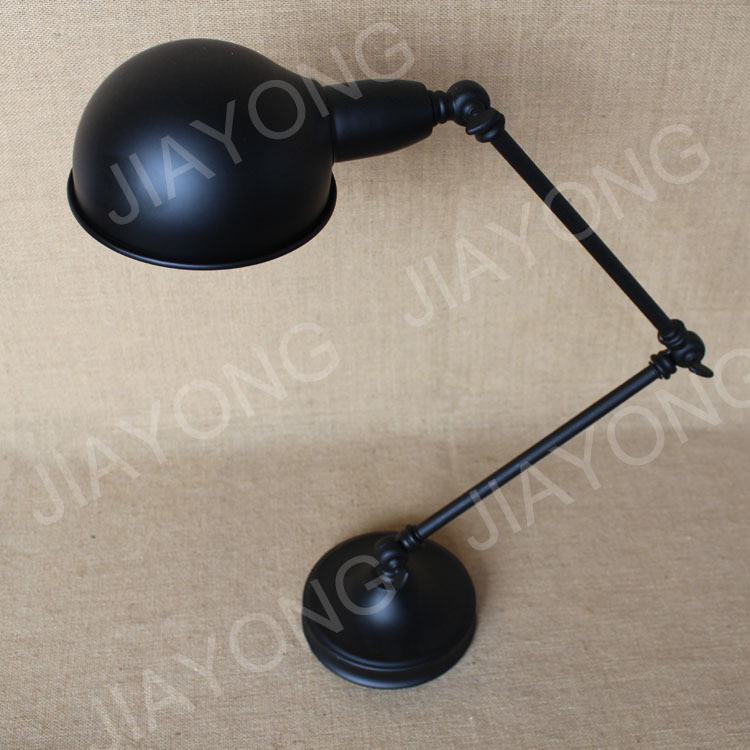 vintage adjustable iron table lamp light loft desk lamp for living room stydy room bedroom ac 110/220v