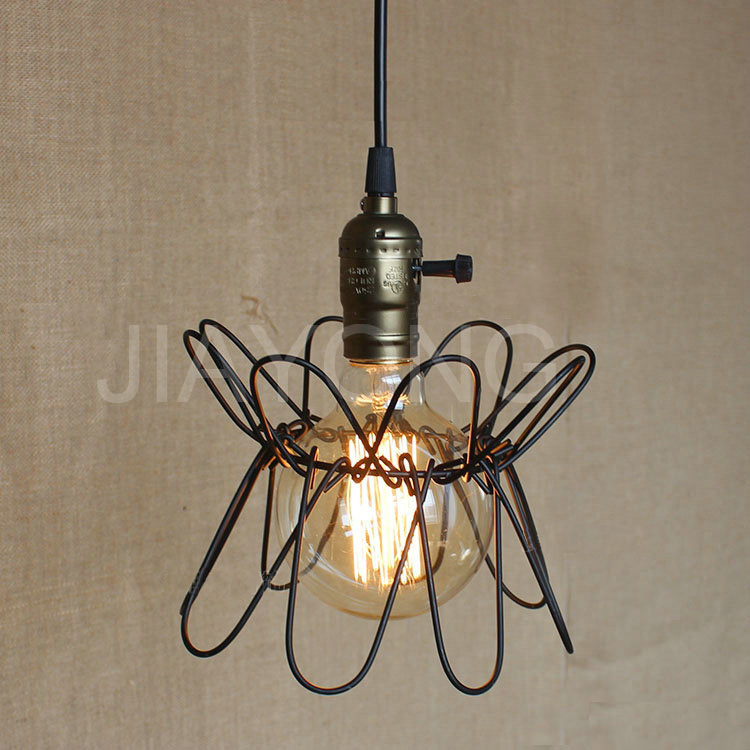 vintage country loft industrial style edison pendant light for living room bedroom restaurant parlor ac 90-260v