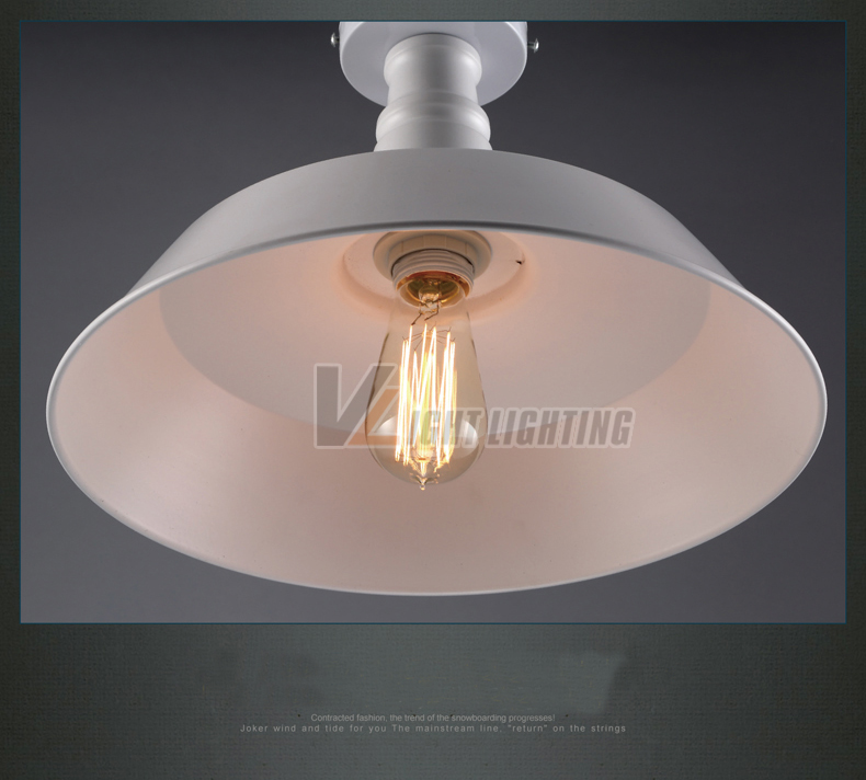 vintage metal edison ceiling lights retro lustre shade ceiling lampe fixture industrial lighting lamparas