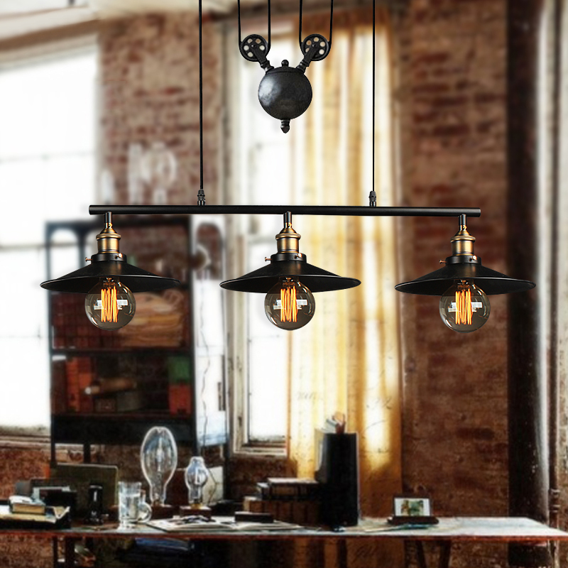 vintage pendant light loft style lights industrial iron creative lampara mordern nordic retro lamps spider edison lamp