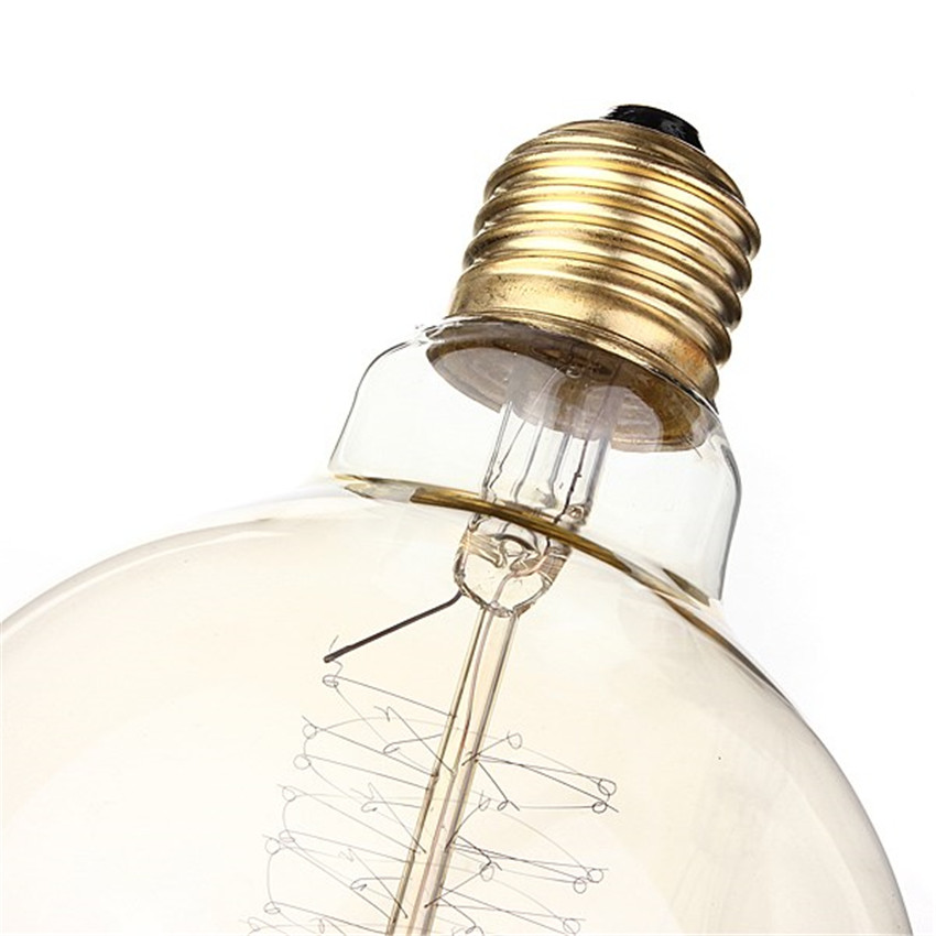 10pcs/lot 40w edison bulb 110v 220v spherical light incandescent filament bulb edison light incandescent edison bulb