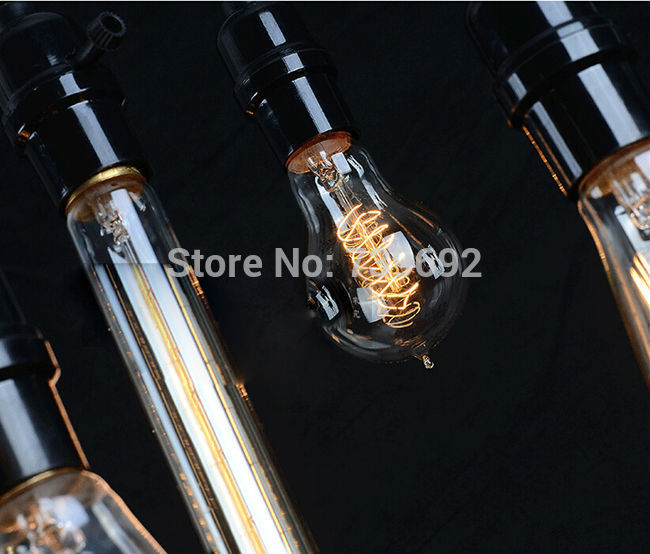 18pcs edison bulb lamp silk antique bulb nostalgic vintage american pendant light with knob switch phenolic lampholder