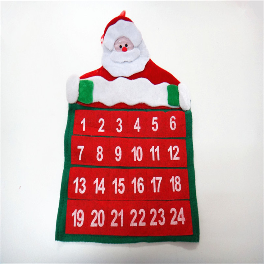 2015 christmas calendar santa claus and snowman christmas advent christmas