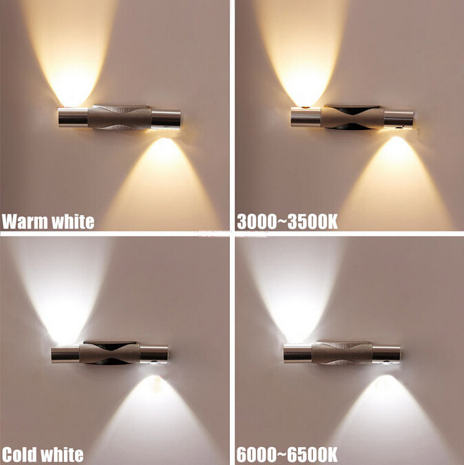2016 newest modern led wall light 6w led wall light bed lamp el restroom bathroom bedroom wall lamp warm/cold white 85-265v