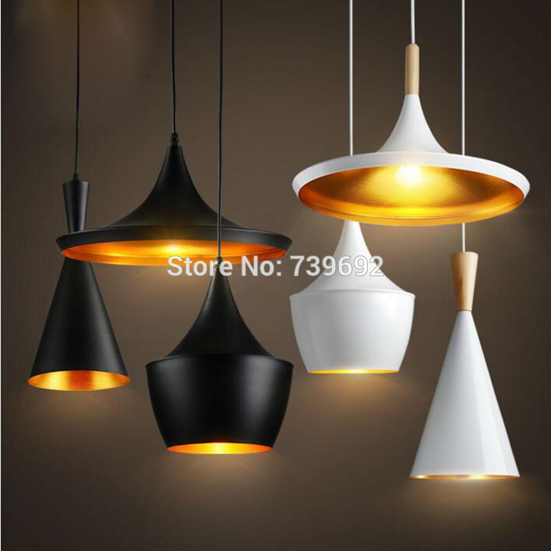3pcs/lot(tall,fat,widestyle) individuality brief pendant light vintage american bar table musical instrument pendant lamps