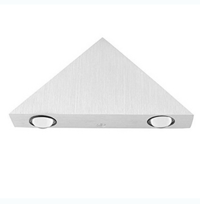 3w aluminum triangle led wall lamp ac85-265v high power led modern home lighting indoor and outdoor decoration light