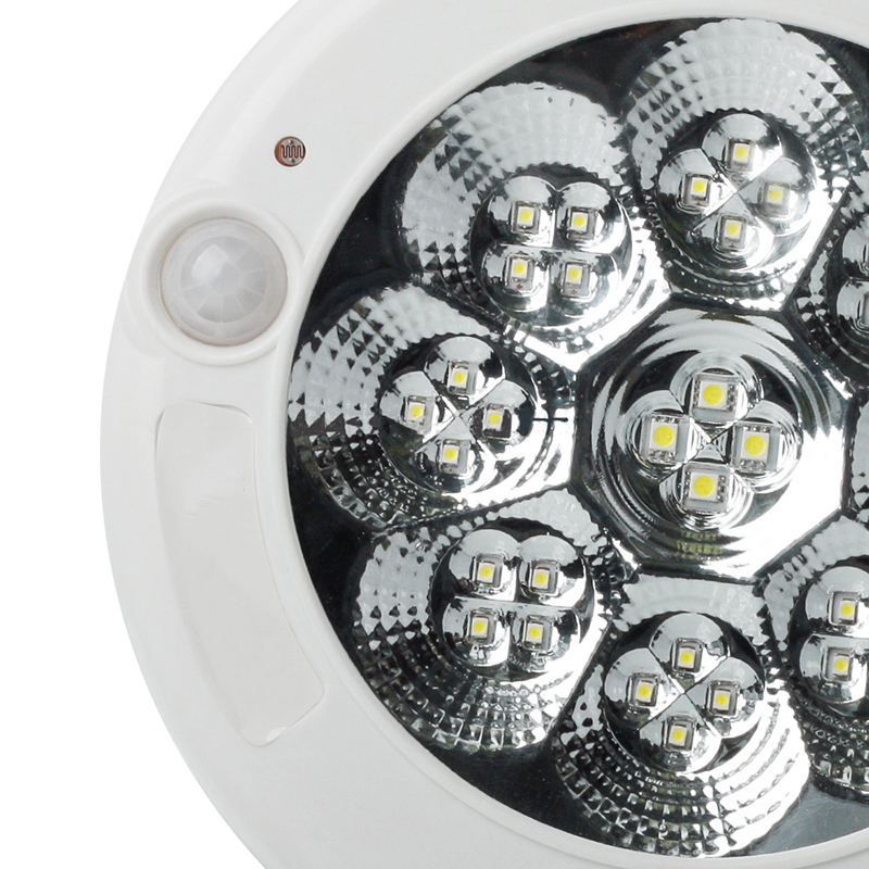 7w/11w 85-265v led infrared motion sensor white light bulb led sensing panel light for corridor/ garage