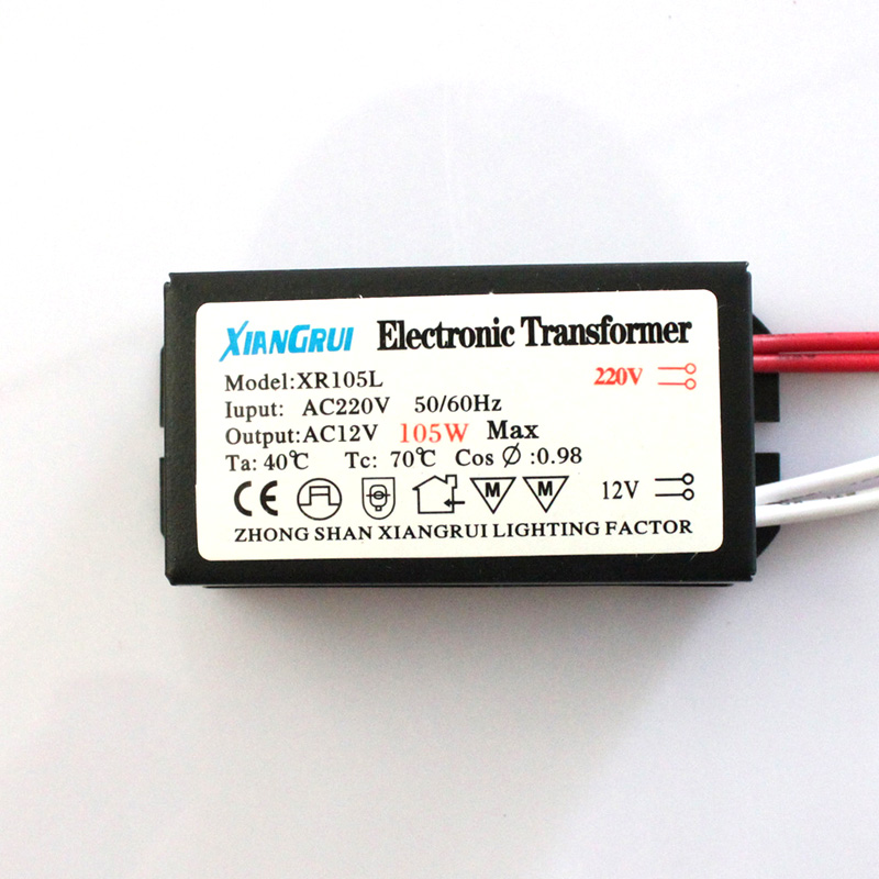 ac 12v 20w power supply driver electronic transformer for led halogen lights