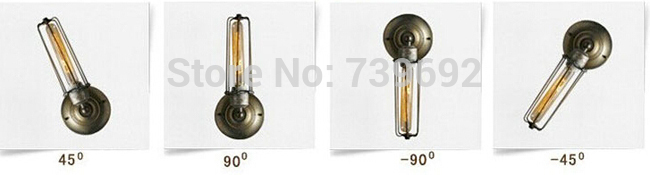 american style vintage iron wall lamps e26/e27 lamp base,retro mirror front lamp lighting cage wall sconce for