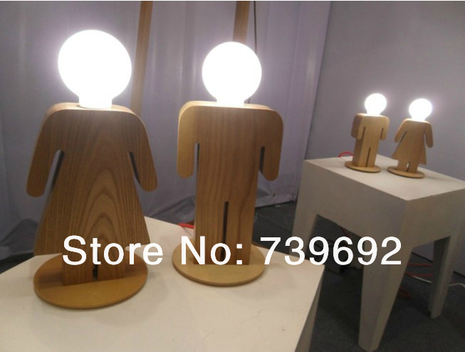art decoration modern novelty solid wood table lamp for bedroom,living room,dining room bar table light desk light wooden 1*e27
