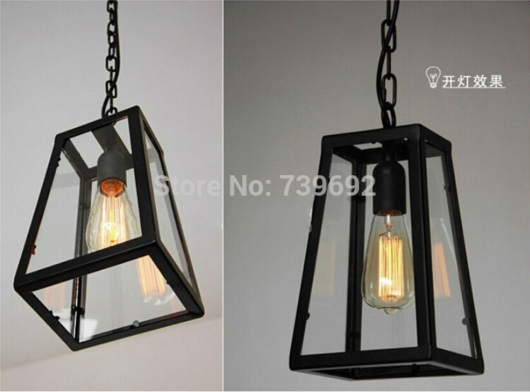 classical nordic brief american vintage style wrought iron glass pendant light,e27 loft lighting