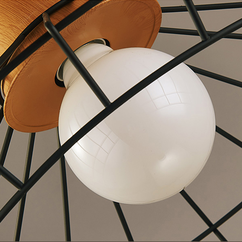 colorful birdcage pendant lamps scandinavian modern minimalist art pyramid iron pendant light creative restaurant lights