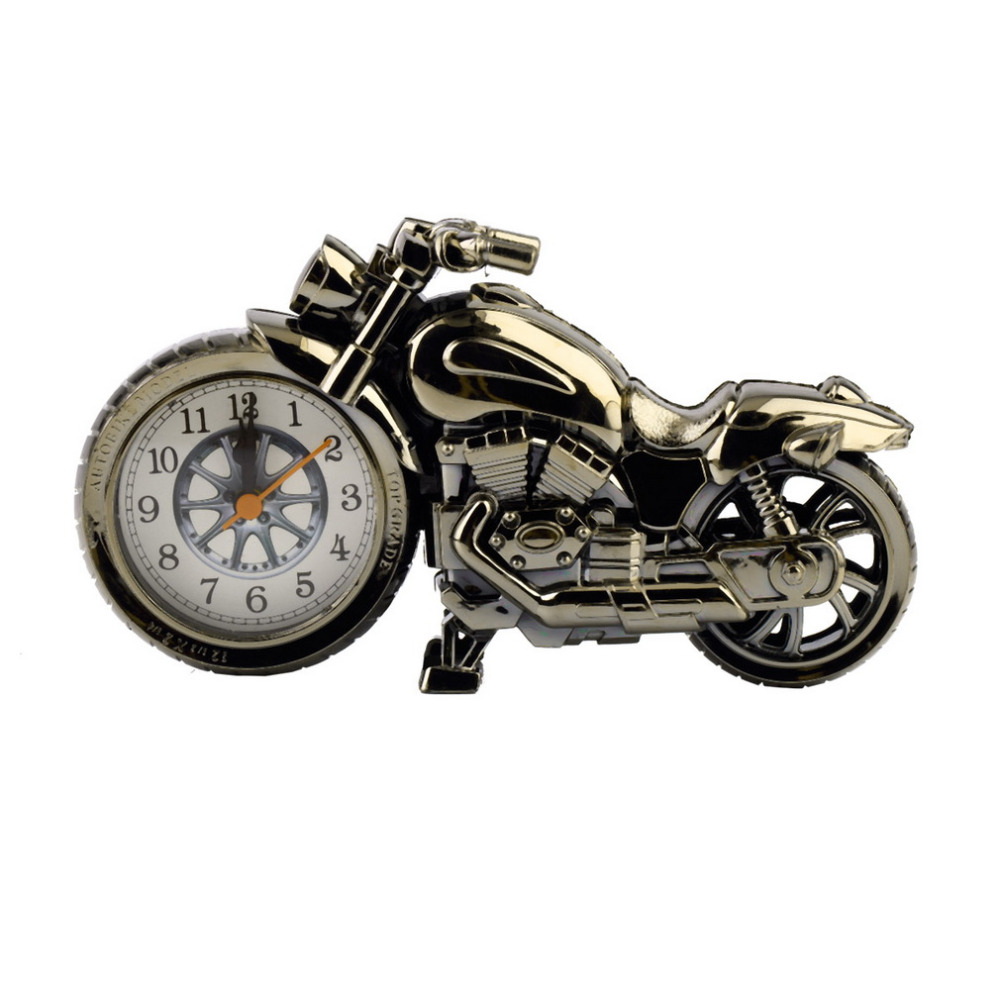 creative motorcycle motorbike pattern alarm clock desk clock creative home birthday gift cool clock new