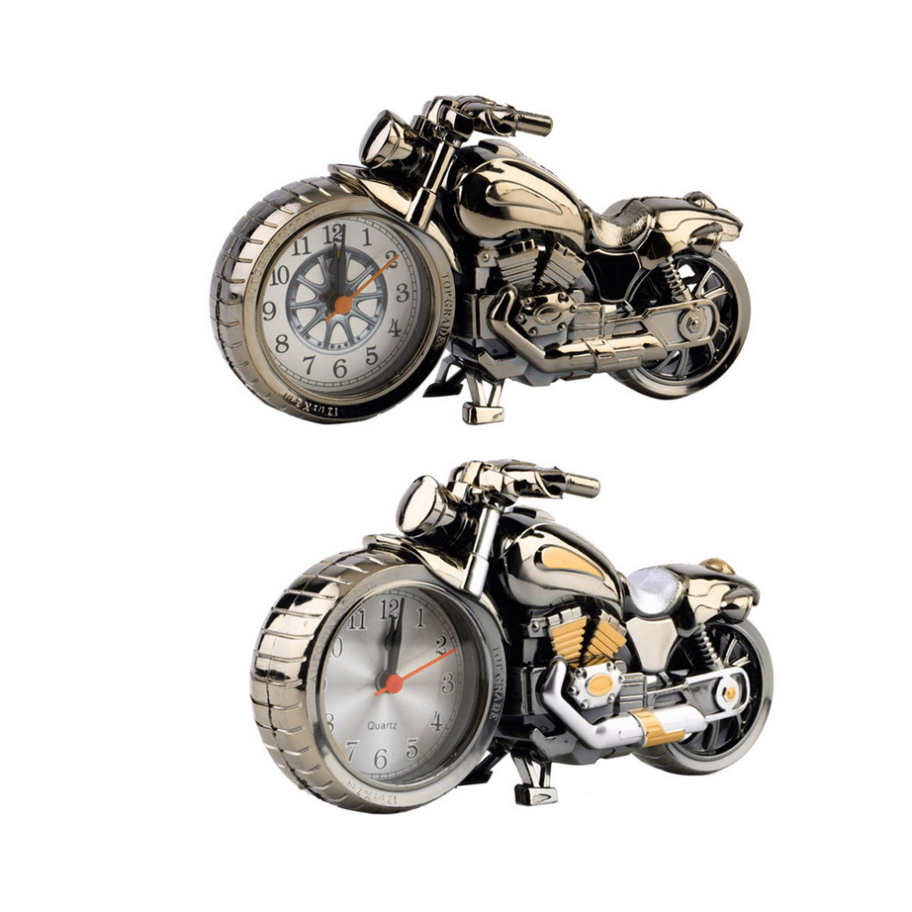 creative motorcycle motorbike pattern alarm clock desk clock creative home birthday gift cool clock new