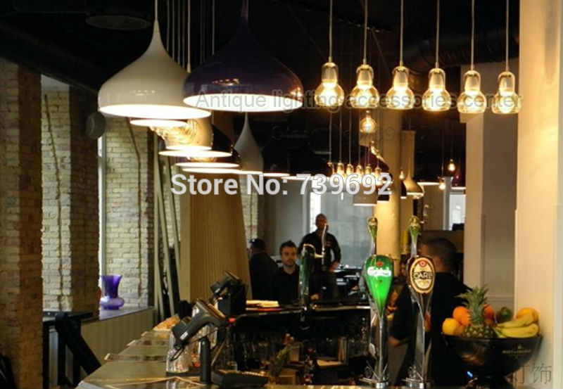 (dia.11*16.5cm) retro north american style edison light bulb glass pendant lighting lamps for cloth shop coffee shop