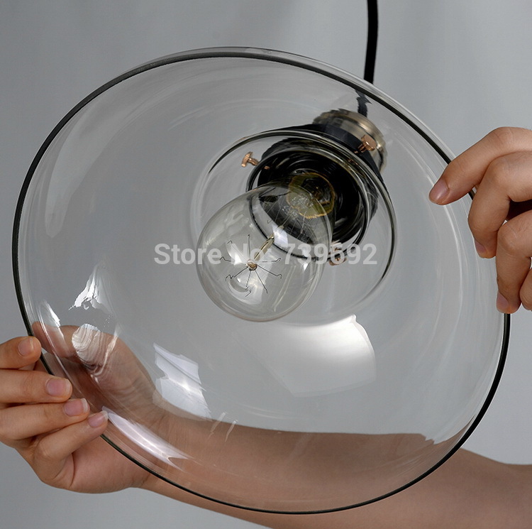 dia 20cm american vintage pendant light cafe creative glass pendant light bar lamp clothing store fixtures