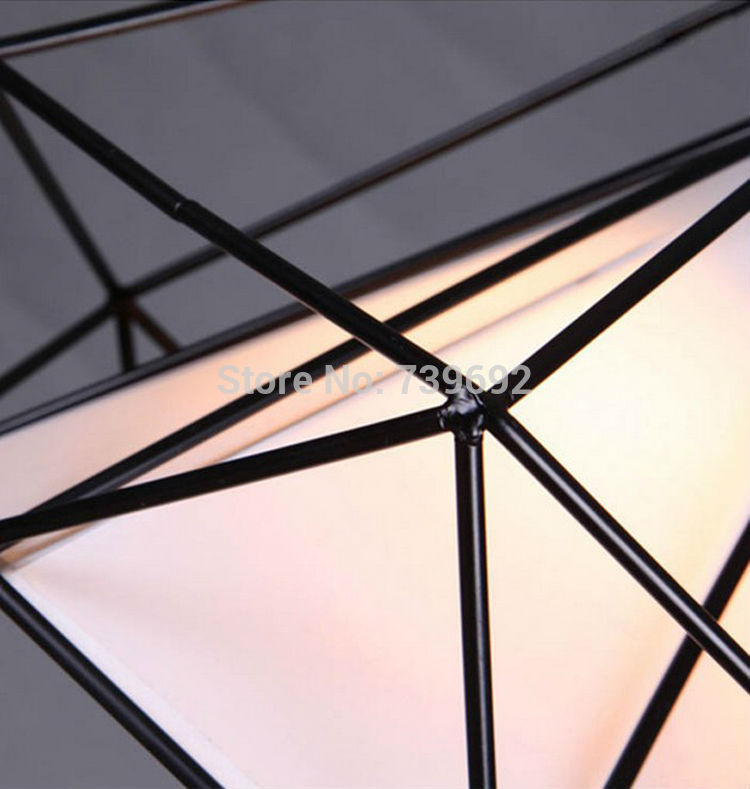 dia.38*h41cm 2014 new design modern brief style loft iron material diamon iron pendant lights for canteen,bar shop,coffee shop