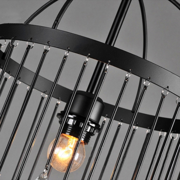 drops shade black color industrial vintage retro style loft pendant lights lamps lampara lantern lustres e pendentes fixtures