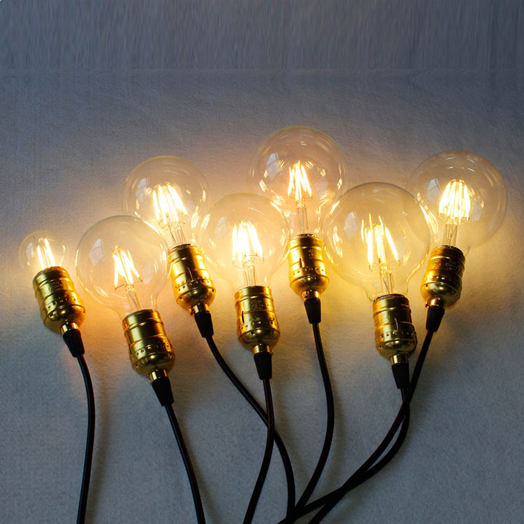 edison led bulb for pendant light e27 holder edison bulbs 2w 4w 6w 7w 8w ac110v~220v for energy saving light bulb pendant lamps