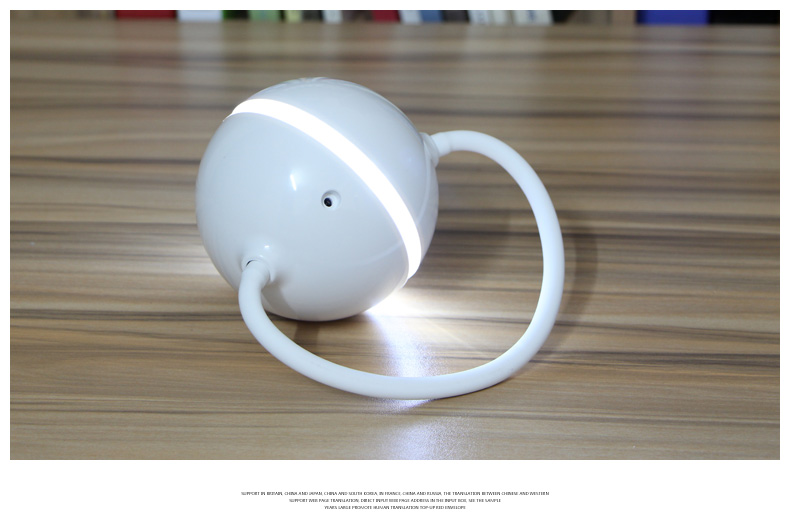 headphone shaped flexible led desk lamp 18 led touch controlled book reading table light with usb cable