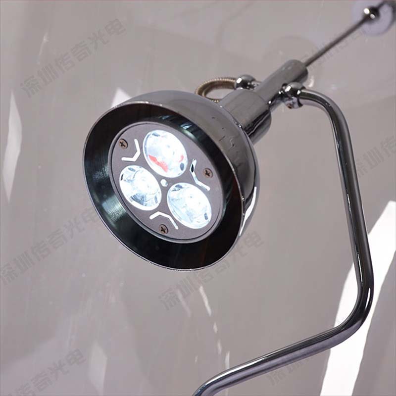 led desk lamp material of clear glass table lights bedroom bedside reading office lighting ac110v / 220v