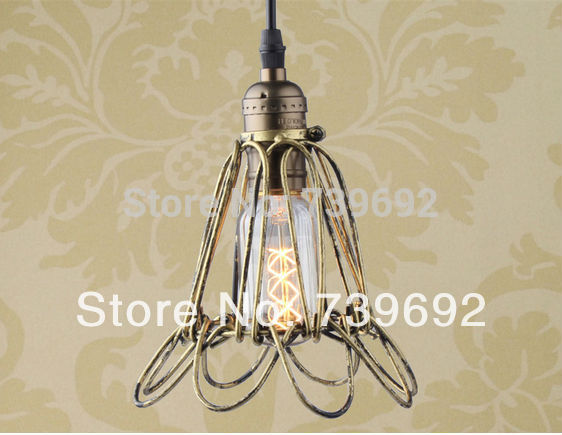 loft style unique edison pendant light,vintage iron pendant lamps lighting e27/e26 110v/220v 4 colors