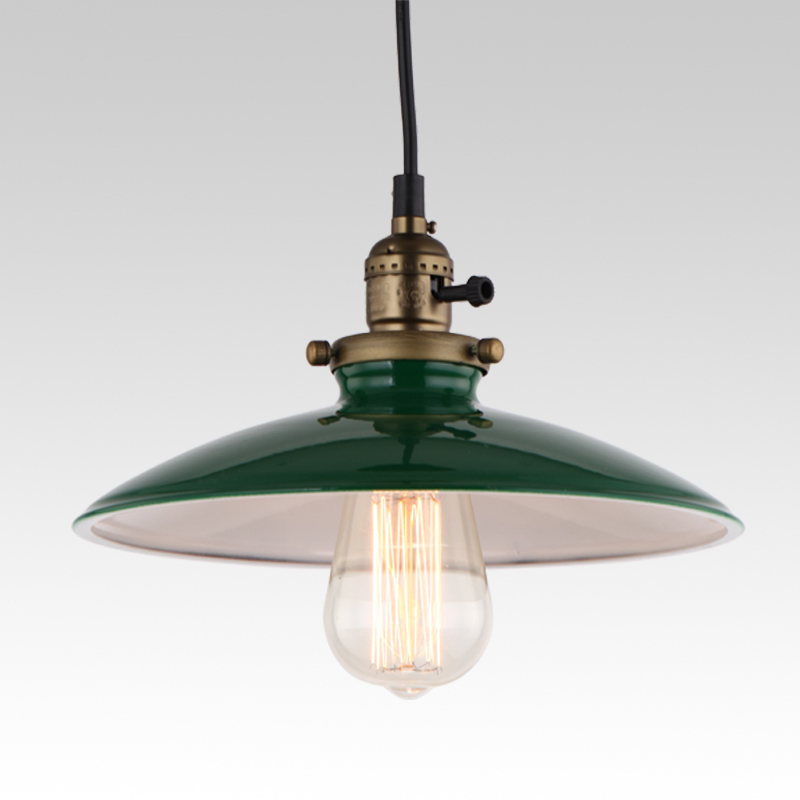 loft vintage pendant lamp dia 250mm e27 aluminum iron retro northern europe industrial style edison pendant lights