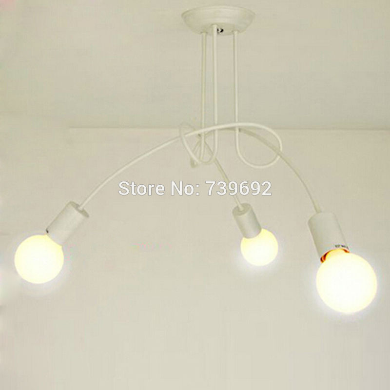 modern fashion design of kids room lamp nordic dome light 3/5 heads ceiling lights for home decor black,white,red color
