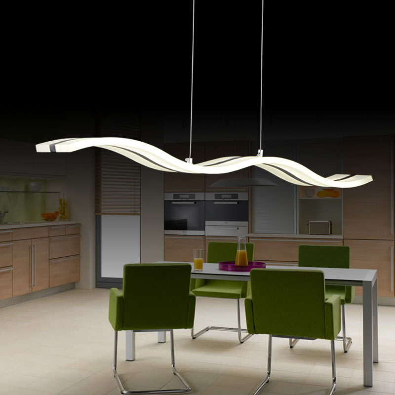 modern led pendant lights acrylic led suspension light lamp for living room dinning room new singular pendant light 110v 220v