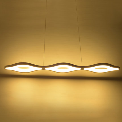 modern pendant lights for living room dining room 120cm acrylic aluminum body led lighting ceiling lamp fixtures