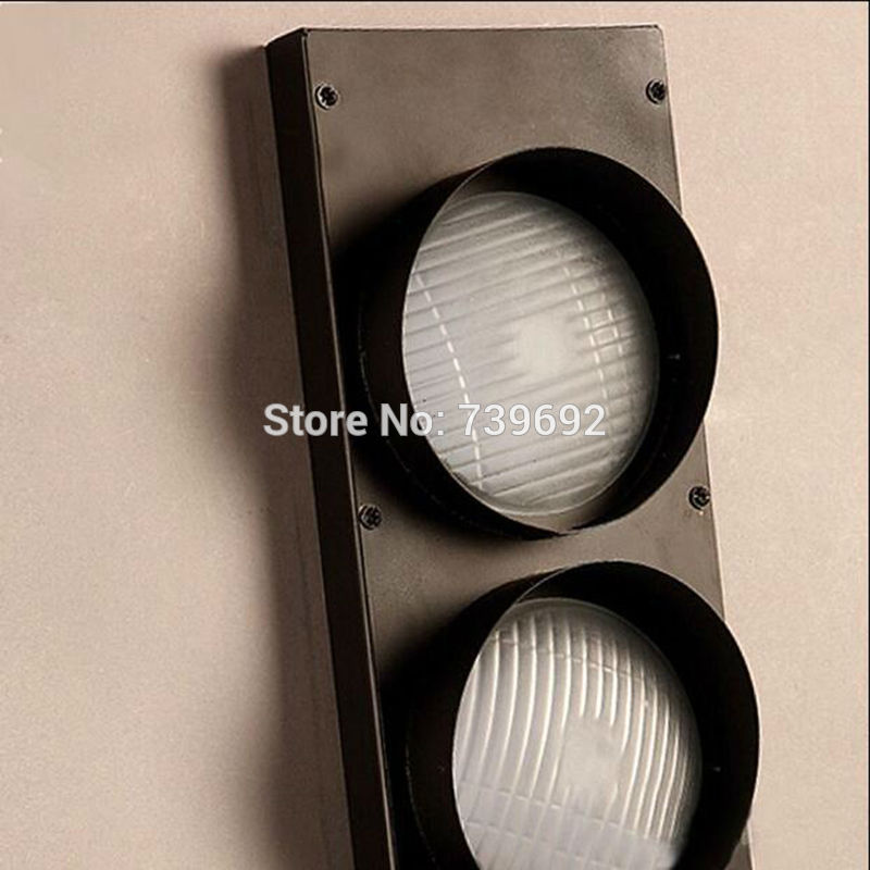 new traffic signal led wall lamps american country style wall sconce for coffee bar indoor living room lighting