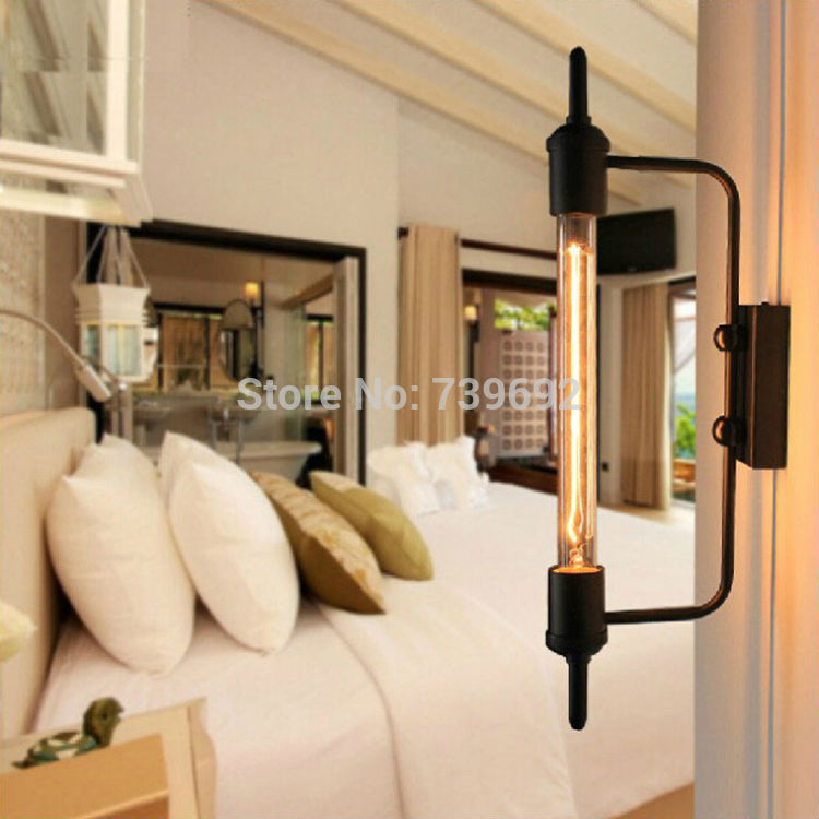 newly rh loft fashion vintage steam iron industrial pipe wall lamp for cloth shop,snack bar etc e27 socket wall sconce