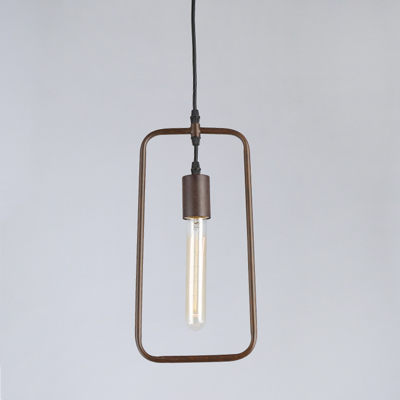 one sample order new style geometrical figure simple iron black finished pendant lamps