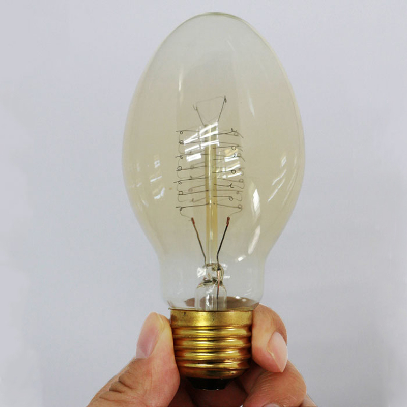 vintage bt58 edison bulbs ac 110v/220v 40w e27 incandescent light bulbs for living room bedroom study room pendant lamp