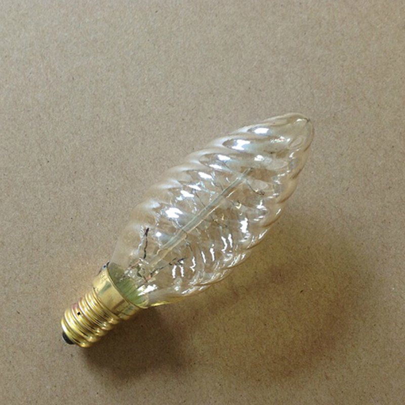 vintage retro diy e14 spiral incandescent light handmade fixtures glass led edison bulb 25w 110-240v pendant lamps
