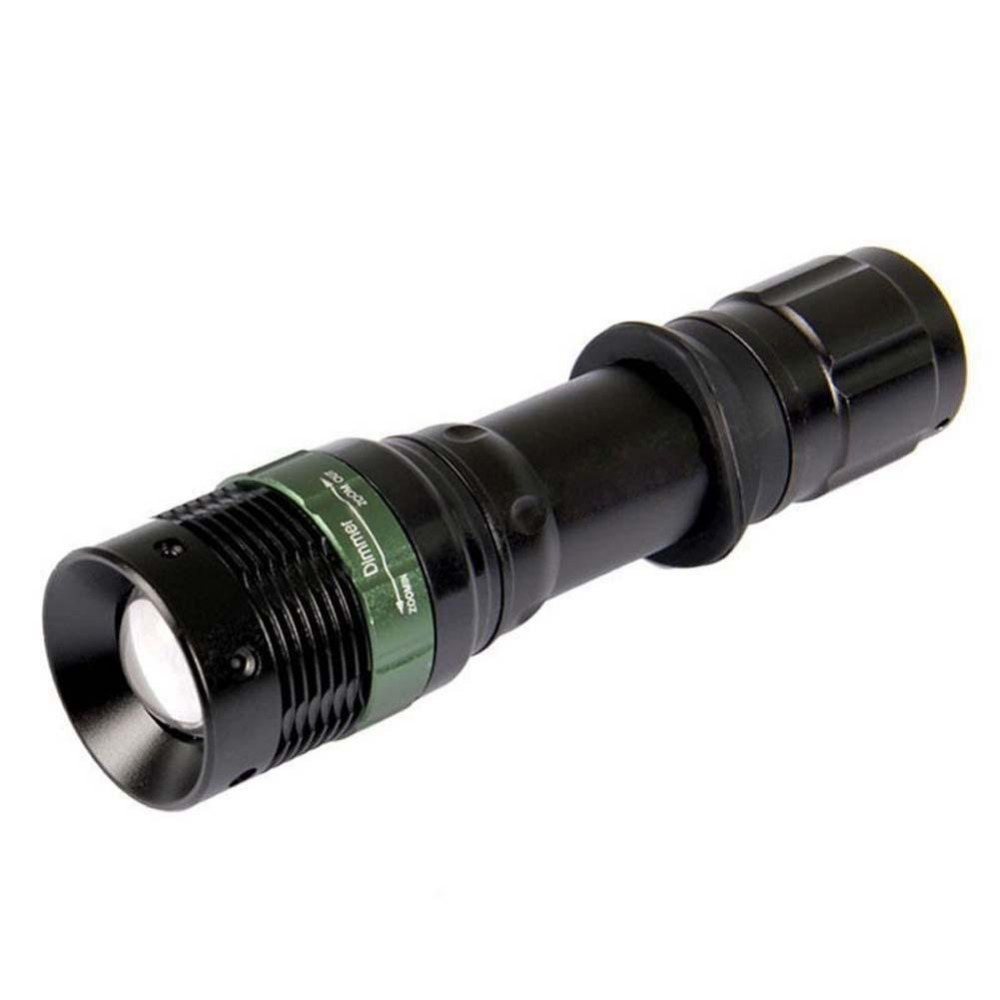 1*clip+led flashlight 2000 lumens tactical flashlight xm-l t6 led torch zoomable light use 3xaaa or 1x18650 camping hiking