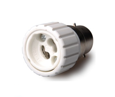 10 pcs b22 to gu10 adapter pc material fireproof material socket adapter