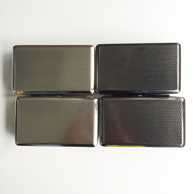 1pcs metal stainless steel cigarette box cigarette pouch case holder tobacco storage container