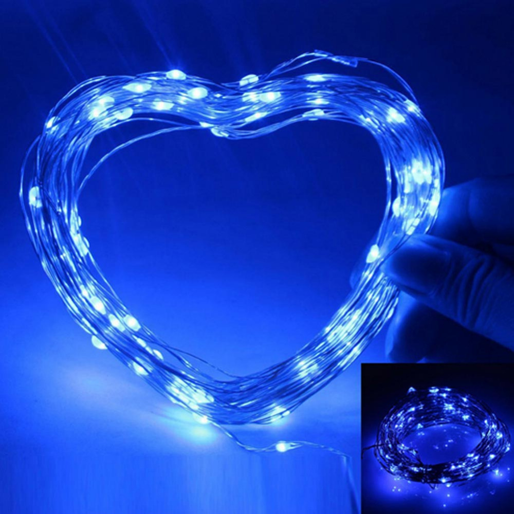 5 m dc 12v 50 led copper wire led string fairy lights lamp string lights holiday wedding christmas party