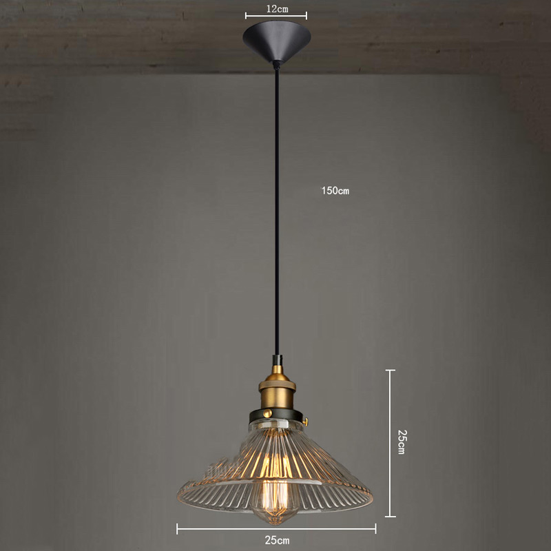 american country industrial pendant lamp umbrella shape loft pendant light dining room bar hanging lighting