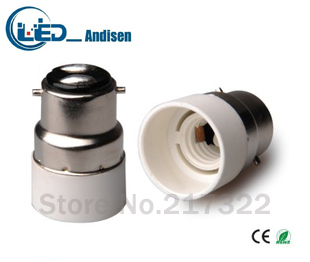 b22 to e14 adapter conversion socket material fireproof material e14 socket adapter lamp holder