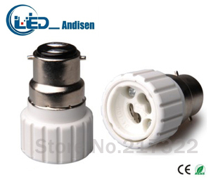b22 to gu10 adapter conversion socket material fireproof material gu10 socket adapter lamp holder